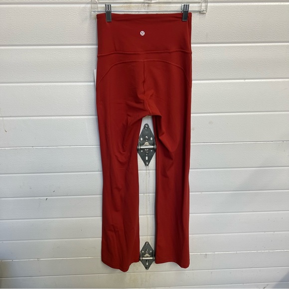 NWT Lululemon Groove Super-High-Rise Flared Pant Nulu - Cayenne - Picture 9 of 10
